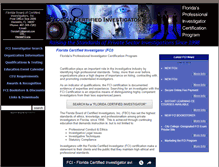 Tablet Screenshot of floridafci.org